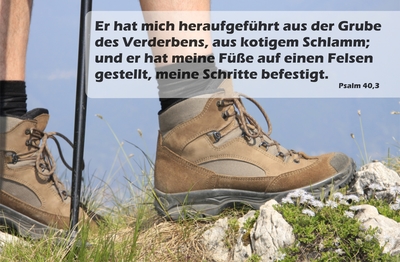 Spruchkärtchen 127 (Psalm 40,3)