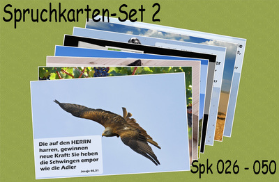 Spruchkarten-Set 2 (26-50)