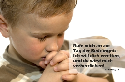 Spruchkärtchen 014 (Psalm 50,15)