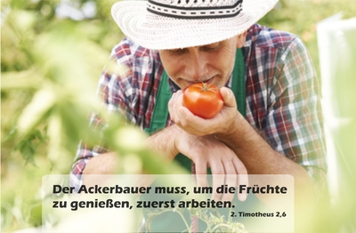 Spruchkärtchen 143 (2. Timotheus 2,6)