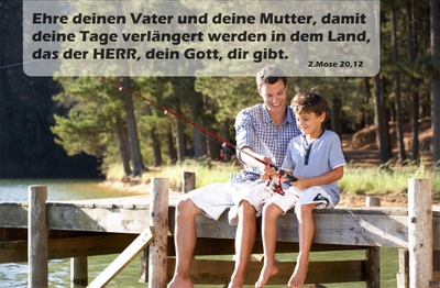 Spruchkärtchen 107 (2. Mose 20,12)