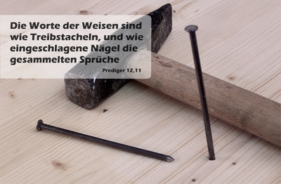 Spruchkärtchen 028 (Prediger 12,11)