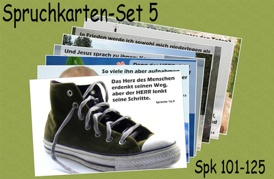 Spruchkarten-Set 5 (101-125)