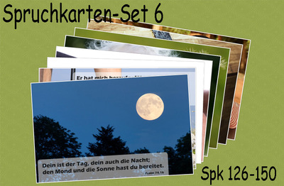 Spruchkarten-Set 6 (126-150)